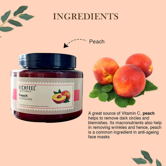 RICHFEEL PEACH PEEL OFF GLOW MASK 500G