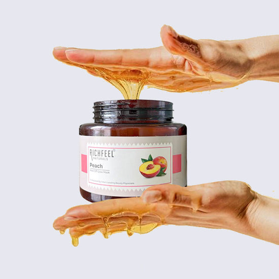 RICHFEEL PEACH PEEL OFF GLOW MASK 500G