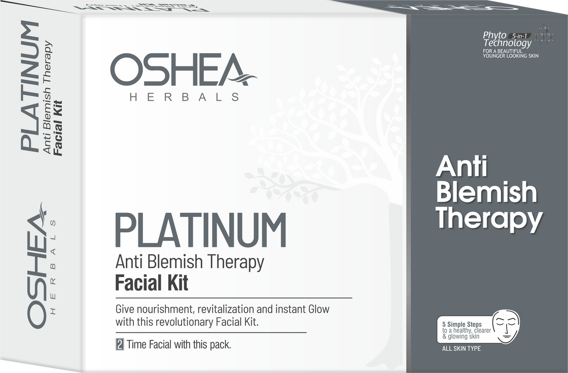 OSHEA PLATINUM ANTI BLEMISH THERAPY FACIAL KIT 209G