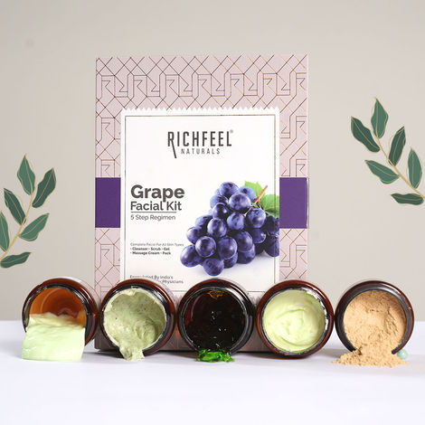 RICHFEEL GRAPE FACIAL KIT 250G