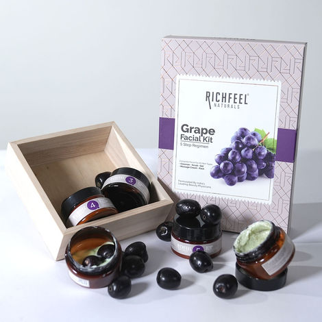 RICHFEEL GRAPE FACIAL KIT 250G