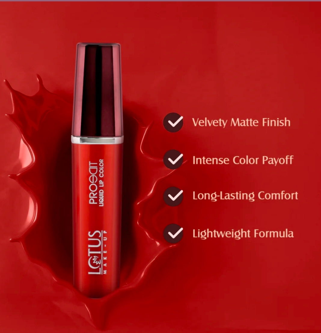 LOTUS MAKEUP PRO EDIT LIQUID LIPSTICK PC 07 MAHOGANY 8G