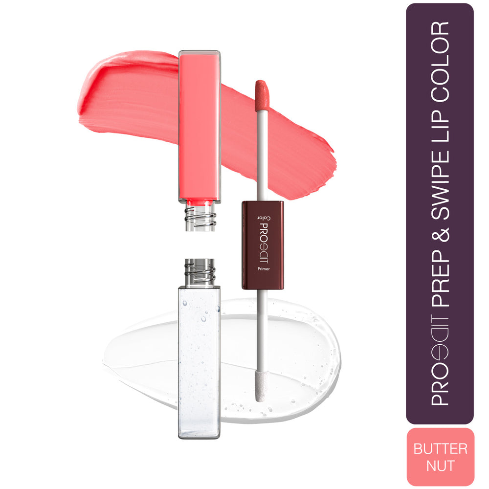 LOTUS MAKEUP PROEDIT LIP PRIMER+MATTE LIP COLOR PL02 BUTTERNUT