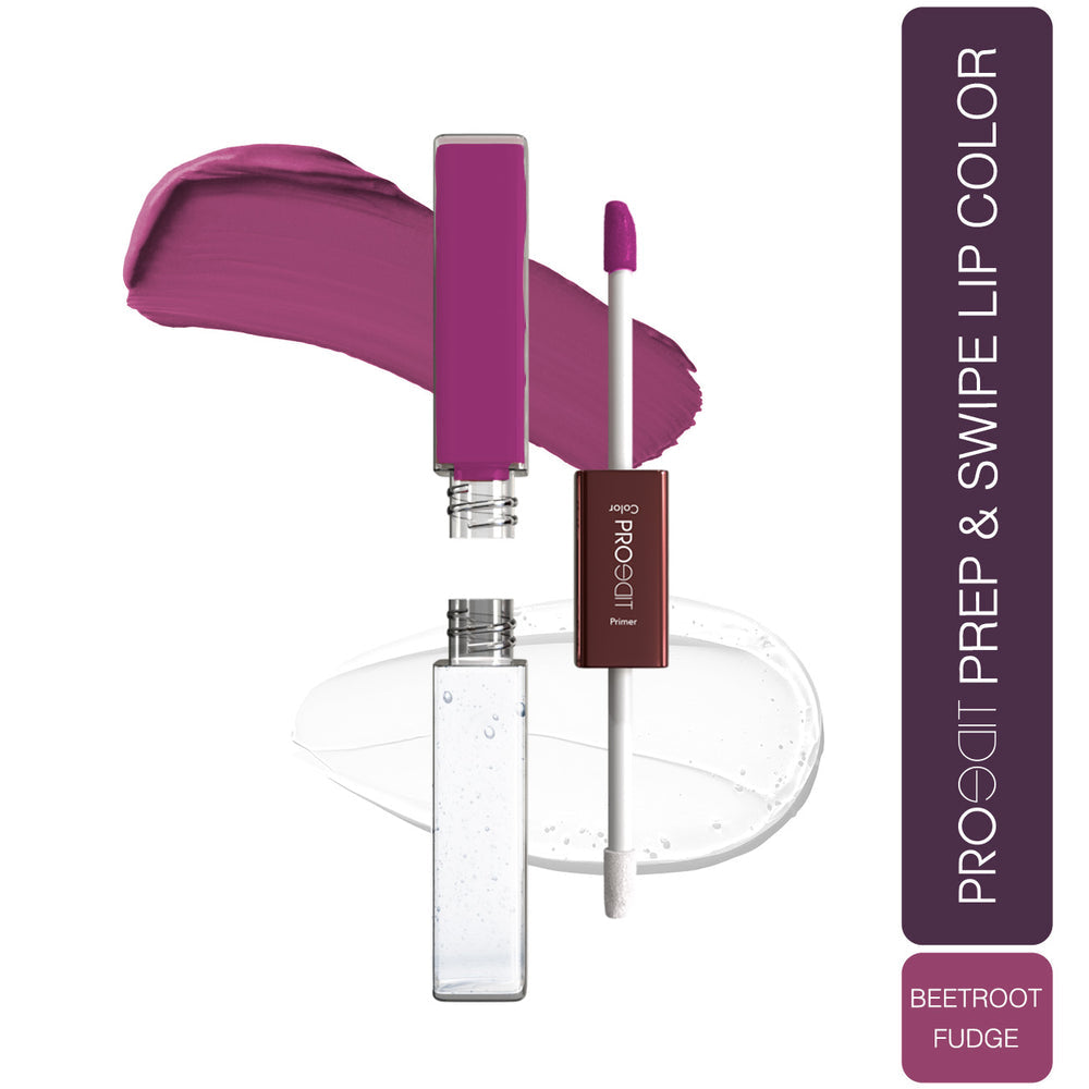 LOTUS MAKEUP PROEDIT LIP PRIMER+MATTE LIP COLOR PL11 BEETROOT