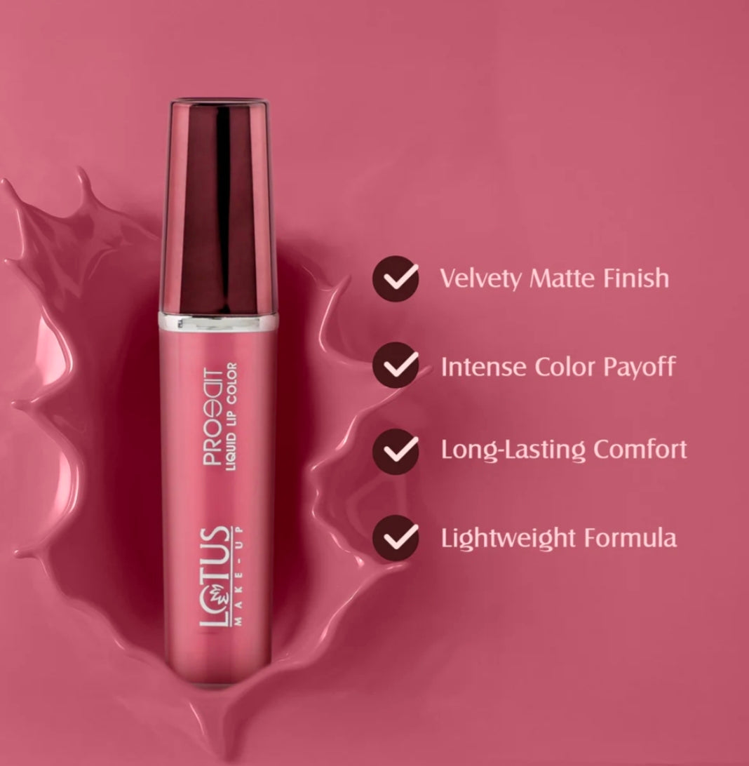 LOTUS MAKEUP PRO EDIT LIQUID LIPSTICK PC 16 PLUM NOIR 8G