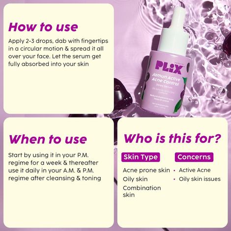PLIX JAMUN ACTIVE ACNE REGIME COMBO