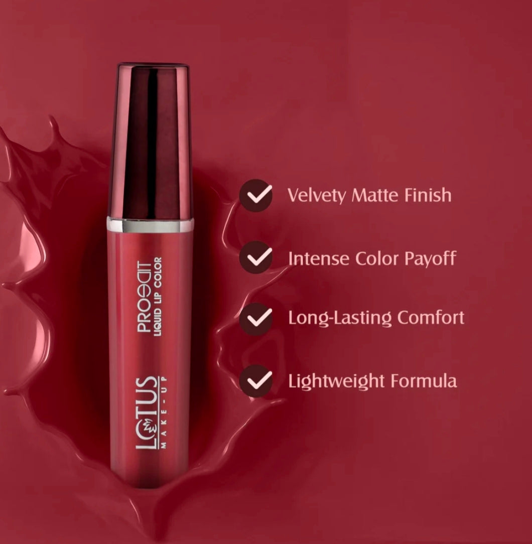 LOTUS MAKEUP PRO EDIT LIQUID LIPSTICK PC 01 NIGHT FEVER 8G