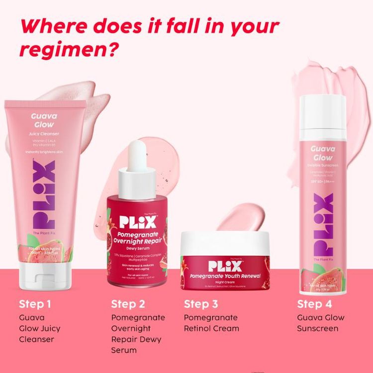 PLIX POMEGRANATE OVERNIGHT REPAIR DEWY SERUM 30ML