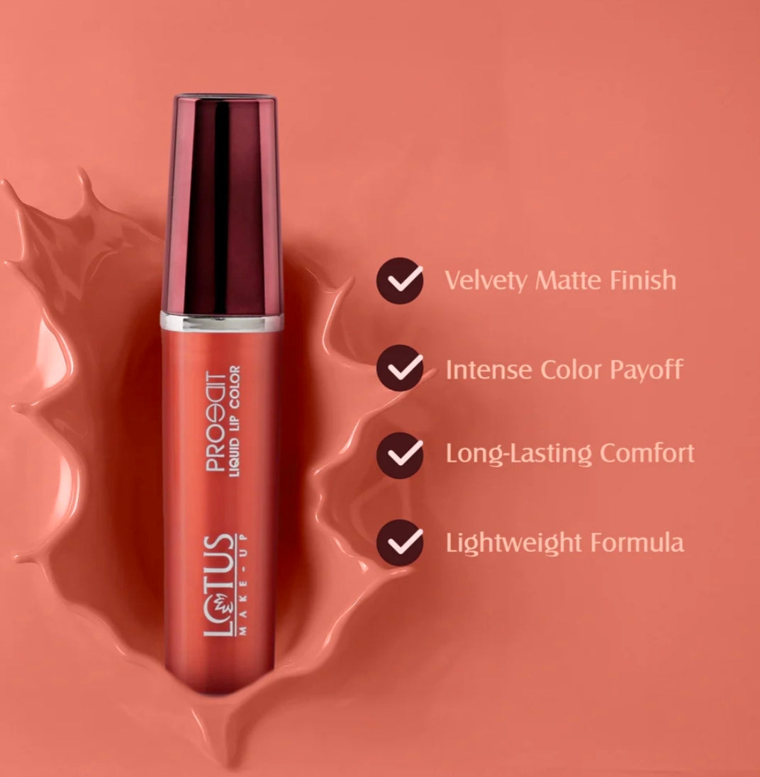 LOTUS MAKEUP PRO EDIT LIQUID LIPSTICK PC 09 COCA DESIRE 8G
