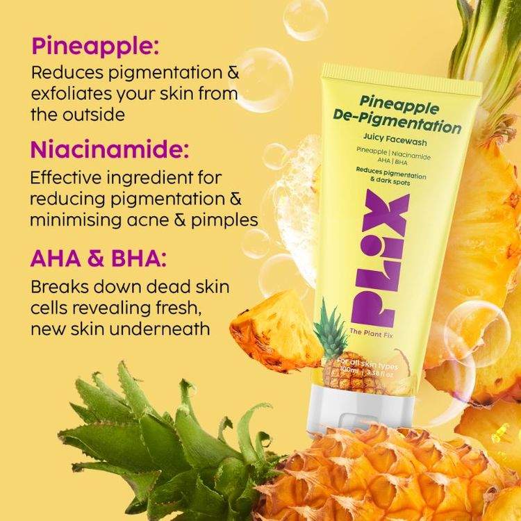 PLIX PINEAPPLE POUT BRIGHTENING LIP BALM SPF 50 PA++