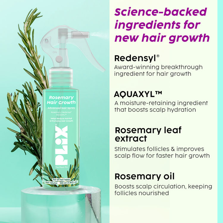 PLIX ROSEMARY HAIR GROWTH ADVANCED HAIR SPRAY 100ML