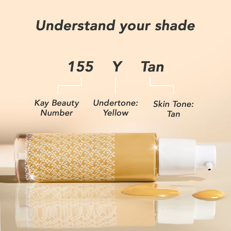 KAY BEAUTY HYDRATING FOUNDATION 155Y TAN 30ML