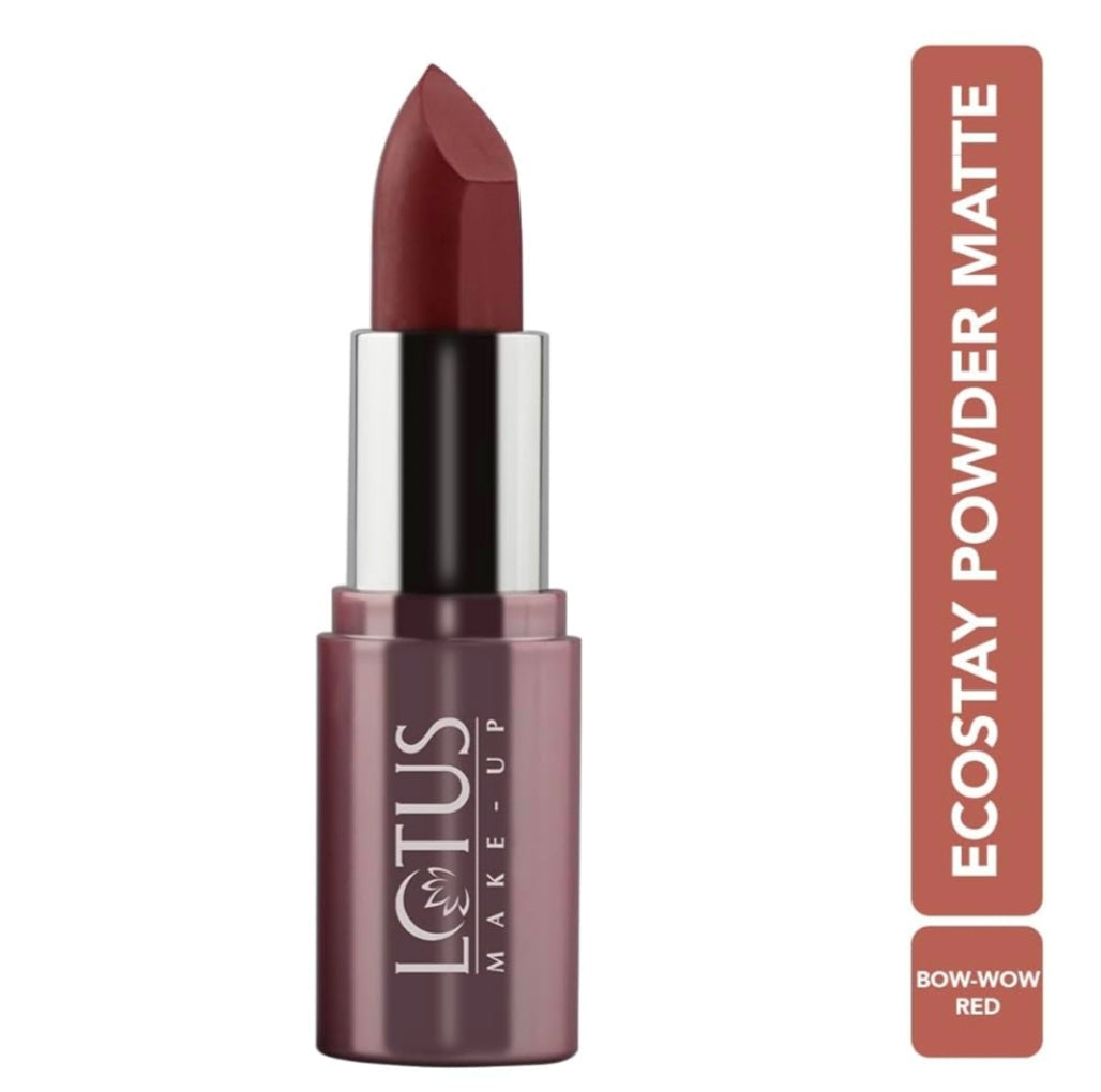 LOTUS MAKEUP ECOSTAY POWDER MATTE LIP COLOR PM15 BOW-WOW RED