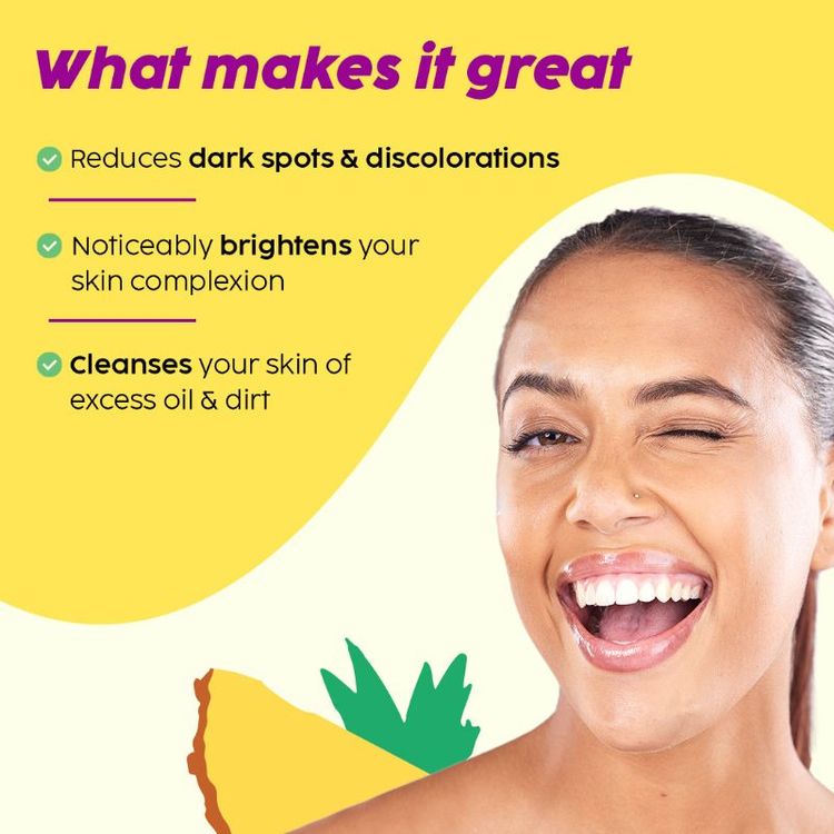 PLIX PINEAPPLE DE-PIGMENTATION JUICY CLEANSER FACE WASH 100ML
