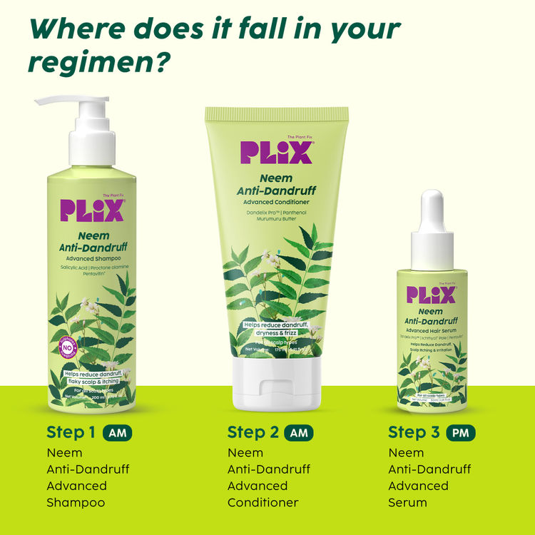 PLIX NEEM ANTI-DANDRUFF ADVANCED SHAMPOO 200ML