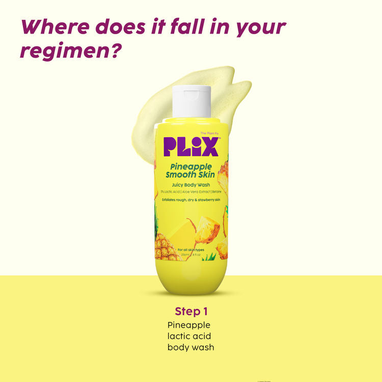 PLIX PINEAPPLE SMOOTH SIN JUICY BODY WASH 236ML