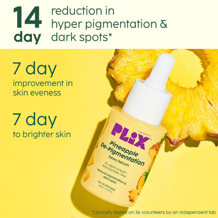 PLIX PINEAPPLE DE-PIGMENTATION DEWY SERUM 2% 30ML