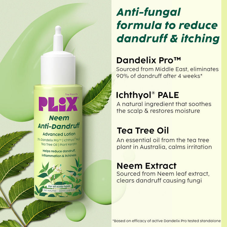 PLIX NEEM ANTI-DANDRUFF ADVANCED LOTION 60ML