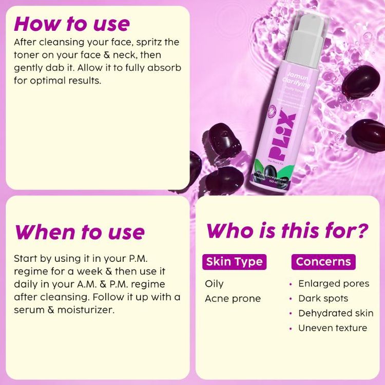 PLIX JAMUN CLARIFYING FRUITY TONER 150ML
