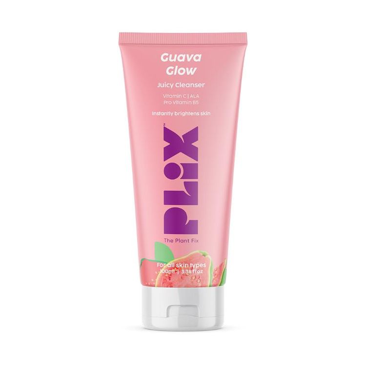 PLIX GUAVA GLOW JUICY CLEANSER FACE WASH 100ML