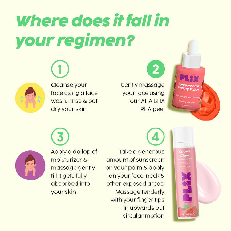 PLIX POMEGRANATE PEELING POTION 25%AHA / 2%BHA 5% PHA 30ML