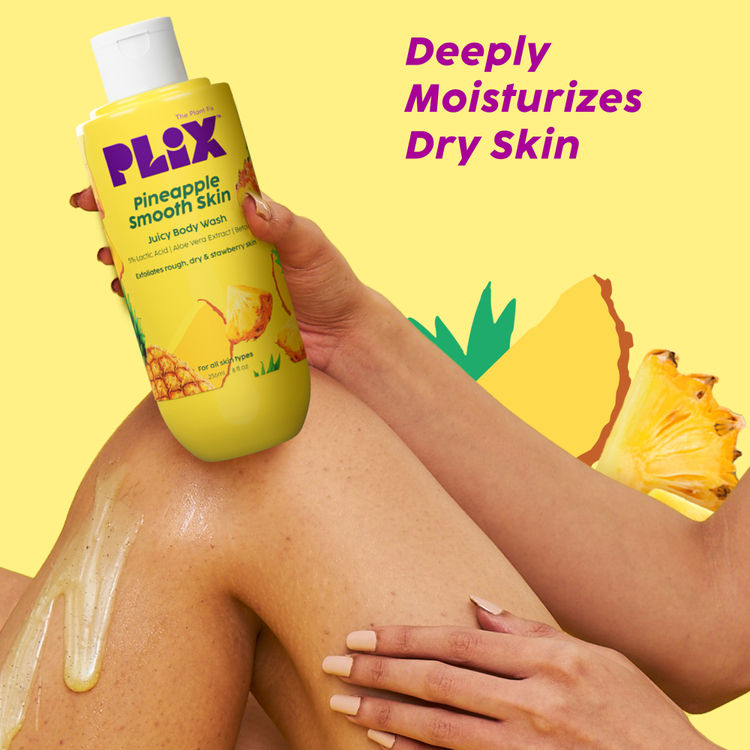 PLIX PINEAPPLE SMOOTH SIN JUICY BODY WASH 236ML