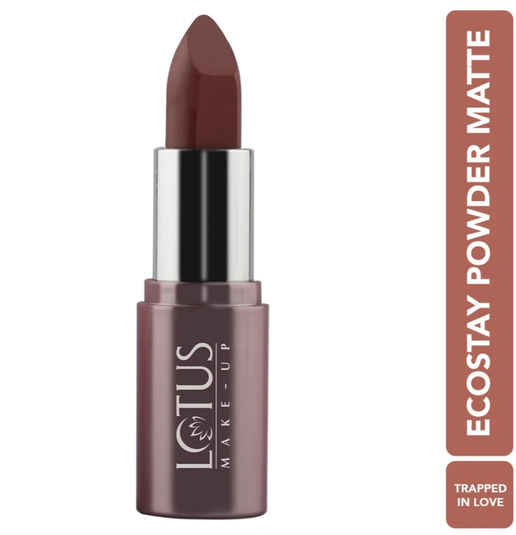 LOTUS MAKEUP ECOSTAY POWDER MATTE LIP COLOR PM07 TRAPPED IN LOVE