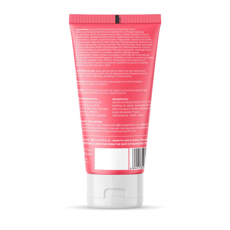 PLIX WATERMELON HYDRA-COOL SUNSCREEN BODY LOTION 150ML