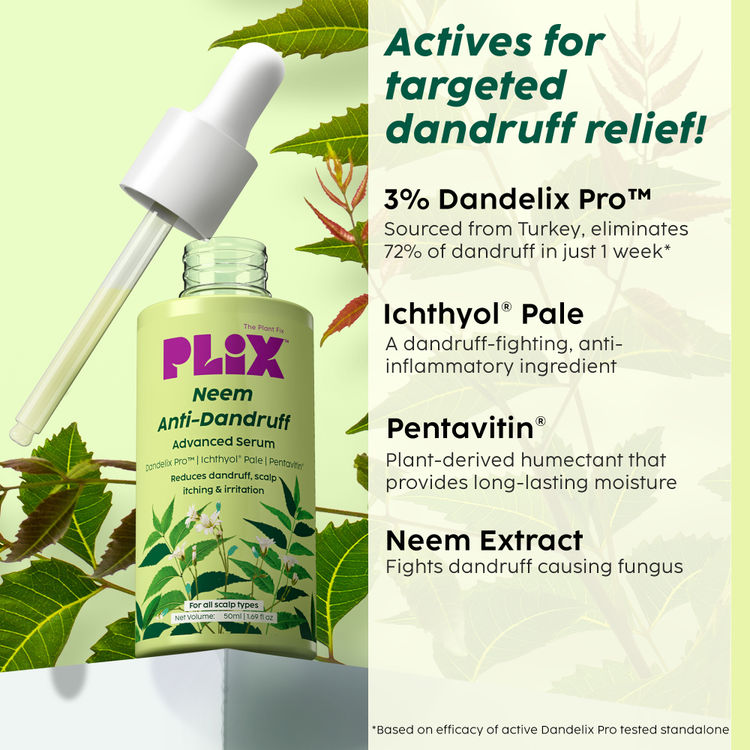 PLIX NEEM ANTI-DANDRUFF ADVANCED HAIR SERUM 50ML