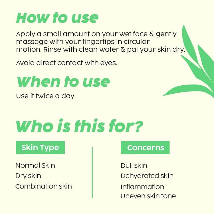 PLIX GUAVA GLOW JUICY CLEANSER FACE WASH 100ML