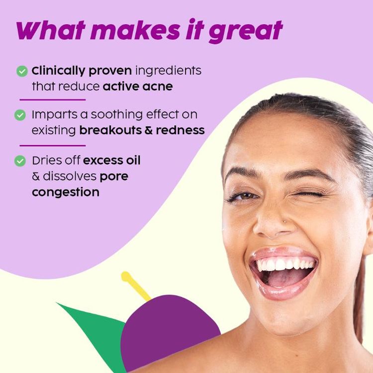 PLIX JAMUN ACTIVE ACNE JUICY CLEANSER FACE WASH 100ML