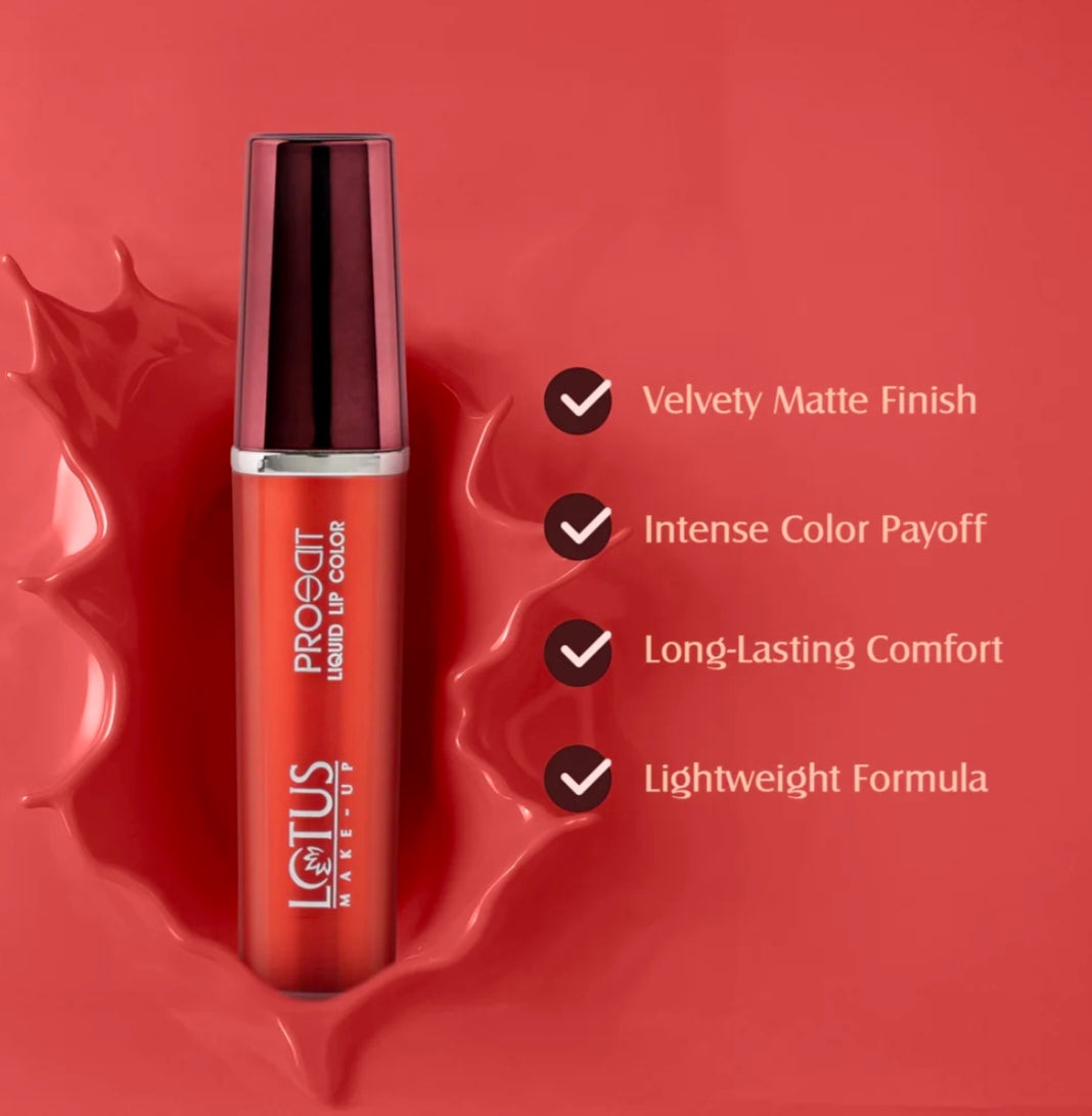LOTUS MAKEUP PRO EDIT LIQUID LIPSTICK PC 13 OPAL ORCHID 8G