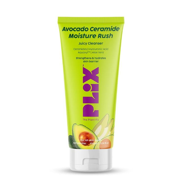 PLIX AVOCADO CERAMIDE JUICY CLEANSER FACE WASH 100ML