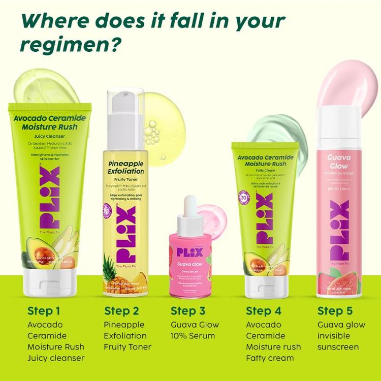 PLIX AVOCADO CERAMIDE JUICY CLEANSER FACE WASH 100ML