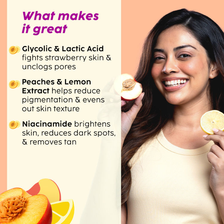 PLIX PEACHES & LEMON DETAN BUBP ERASER SCRUB 200G