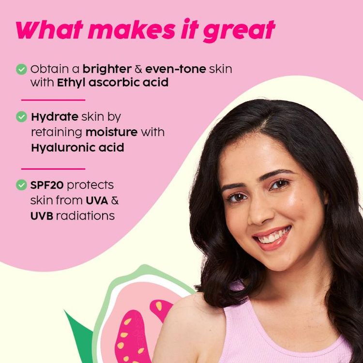 PLIX GUAVA GLOW SMOOTHIE MOISTURIZER 3 % VITAMIN C 50G