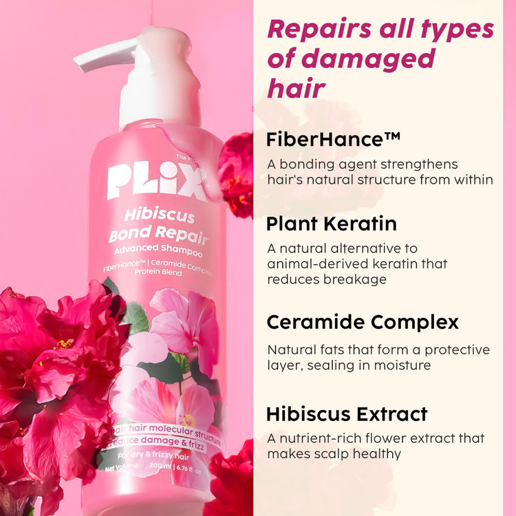 PLIX HIBISCUS BOND REPAIR SHAMPOO 200ML