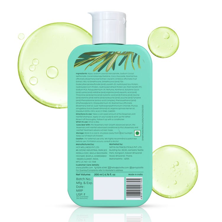 PLIX ROSEMARRY ANTI HAIR FALL ADVANCED SHAMPOO 200ML