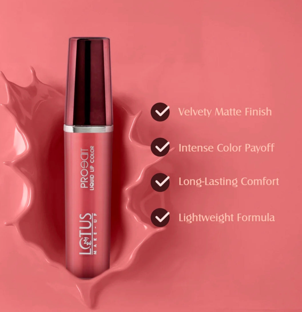 LOTUS MAKEUP PRO EDIT LIQUID LIPSTICK PLC 10 BERRY NUDE 8G