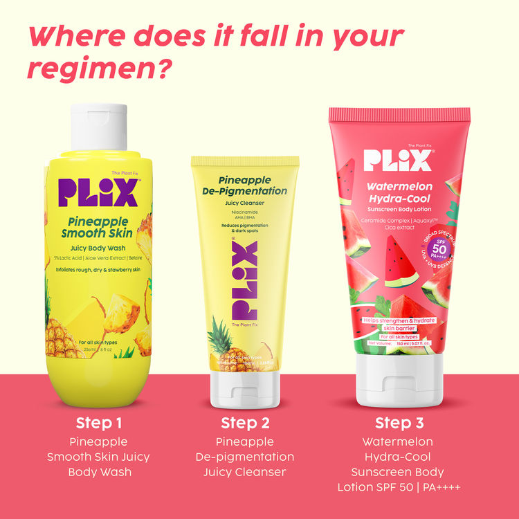 PLIX WATERMELON HYDRA-COOL SUNSCREEN BODY LOTION 150ML