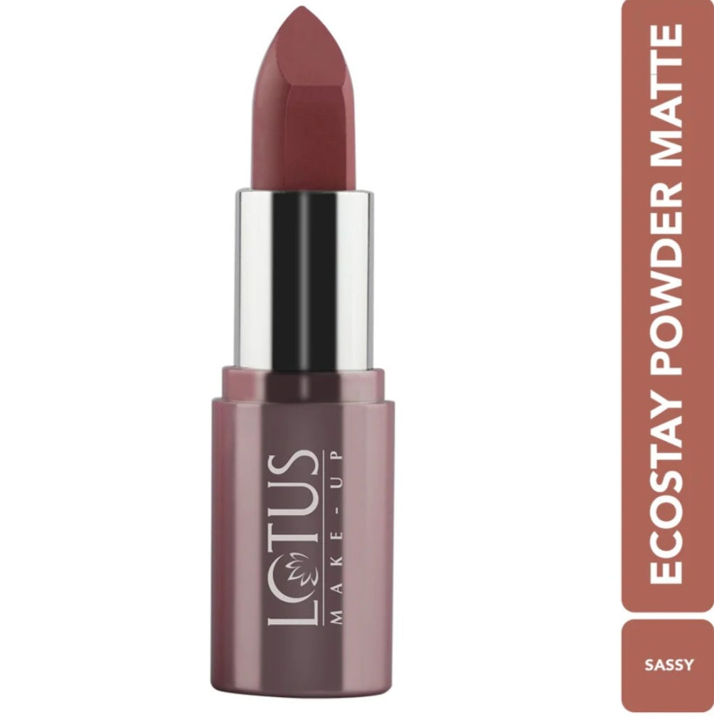 LOTUS MAKEUP ECOSTAY POWDER MATTE LIP COLOR PM05 SASSY