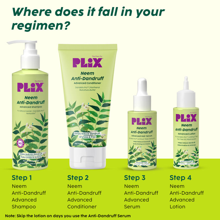 PLIX NEEM ANTI-DANDRUFF ADVANCED HAIR SERUM 50ML