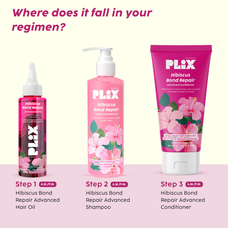 PLIX HIBISCUS BOND REPAIR ADVANCED HAIR OIL 100ML
