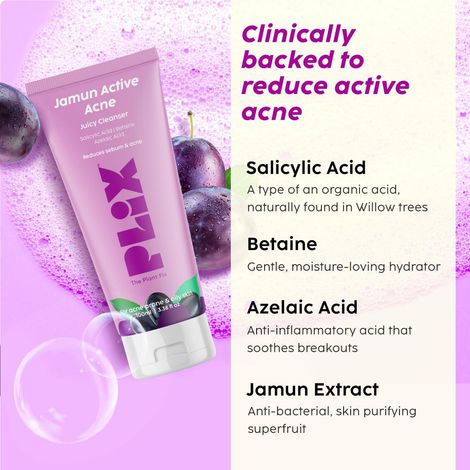 PLIX JAMUN ACTIVE ACNE REGIME COMBO