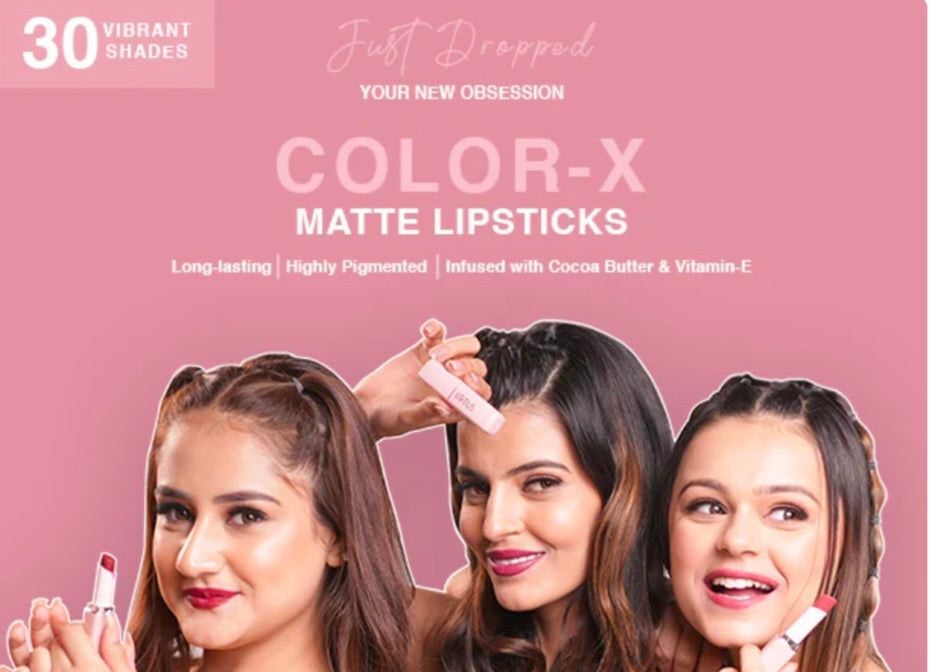 LOTUS MAKEUP COLORX MATTE LIPSTICK 09 SCARLET