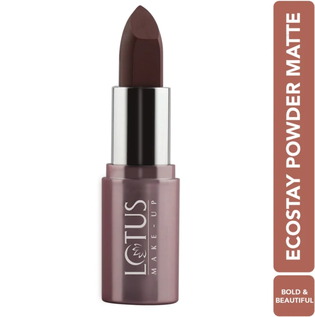 LOTUS MAKEUP ECOSTAY POWDER MATTE LIP COLOR PM03 BOLD & BEAUTYFUL