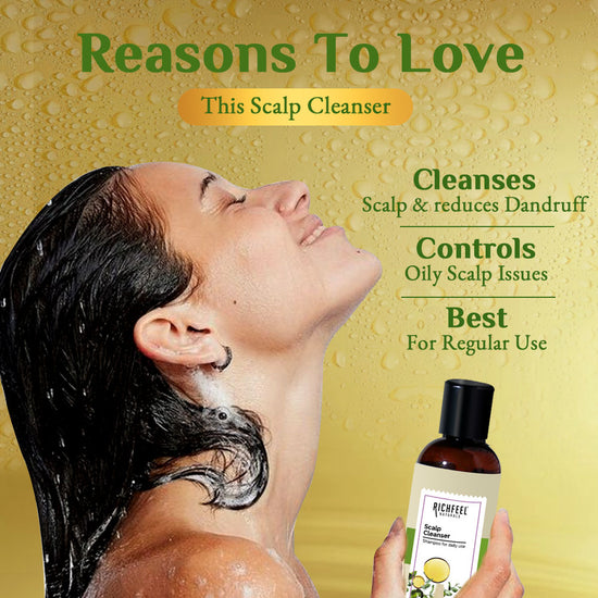 RICHFEEL SCALP CLEANSER SHAMPOO FOR DAILY USE 500ML