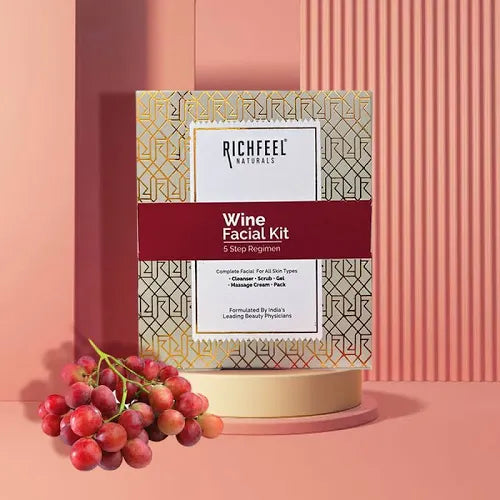 RICHFEEL WINE FACIAL KIT
