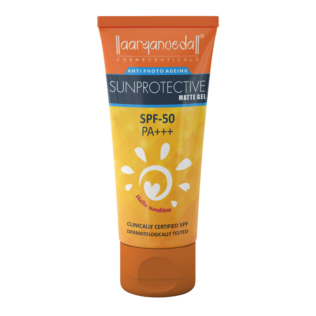 ARYANVEDA SUN PROTECTIVE MATTE GEL SPF 50 PA+++ 60ML