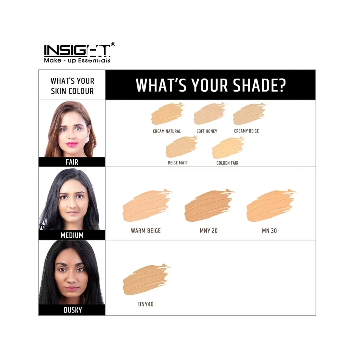 INSIGHT FOUNDATION FD-22 - 1 CREAM NATURAL